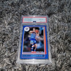 Josh Giddey Autograph Signed 2021-22 Panini NBA Hoops Blue Parallel RC #202 RARE Psa Rookiegraph Slabbed GEM MT 10 AUTO