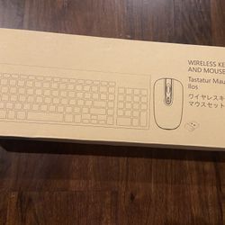 New Wireless Keyboard And Mouse 