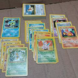 78 Pokémon Cards - Base Set - Common Uncommon Rare Holo Gyarados Vintage