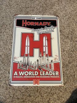 Hornady Tin Poster
