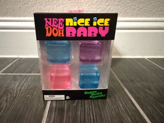 Nee Doh Nice Ice Baby Squish Toys 4-Pack (6 pack)