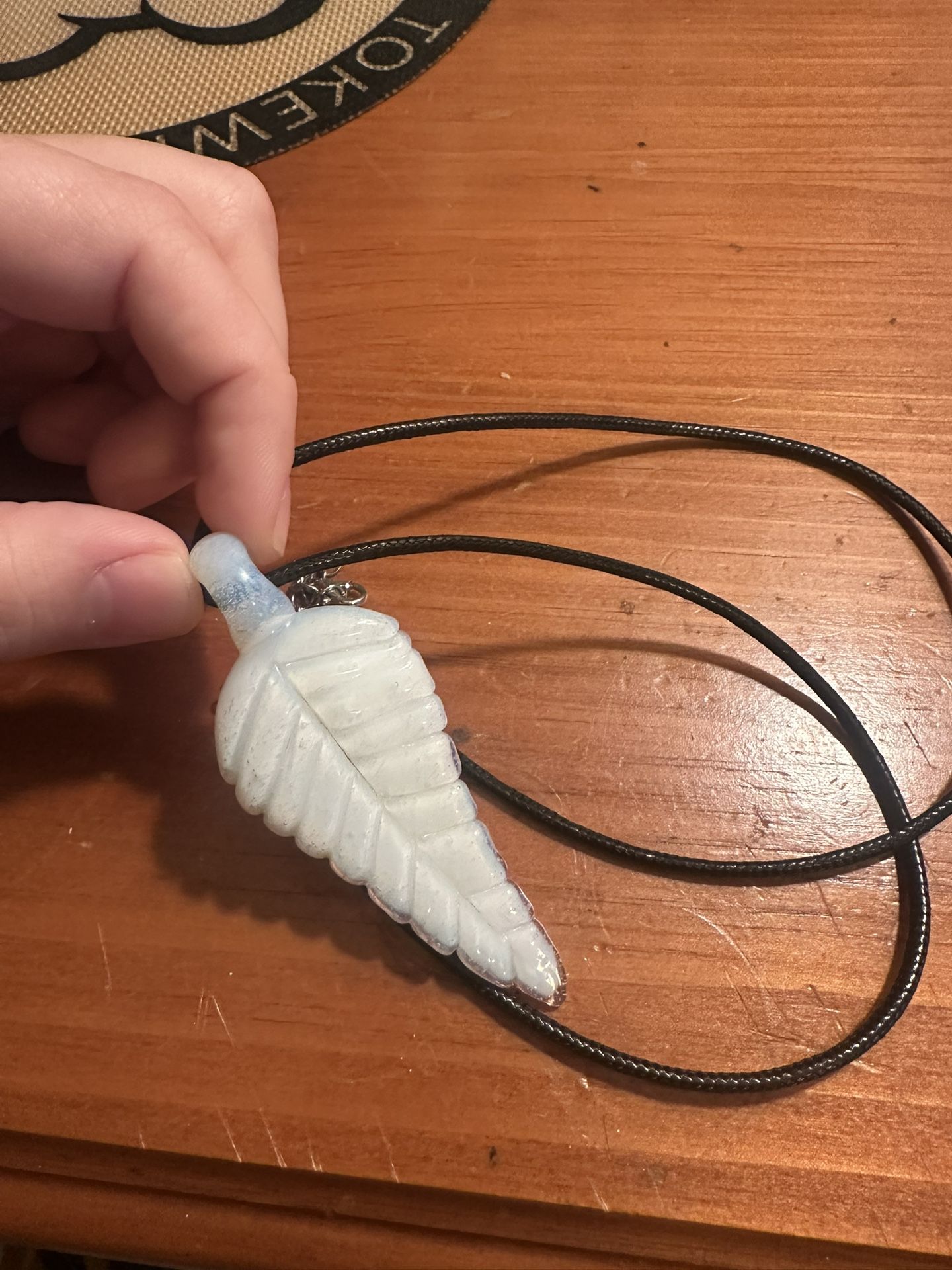 White Leaf Pendant