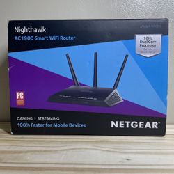 NETGEAR - Nighthawk AC1900 WiFi Router - Black (R7000-100NAS)