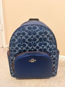 Coach backpack In Signature Denim