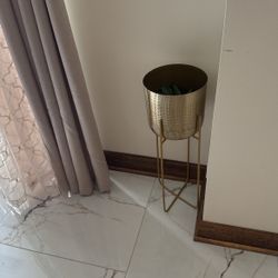 2 Plants Gold Stand