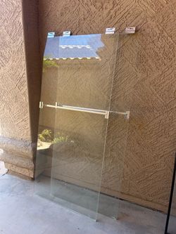 Free shower glass doors