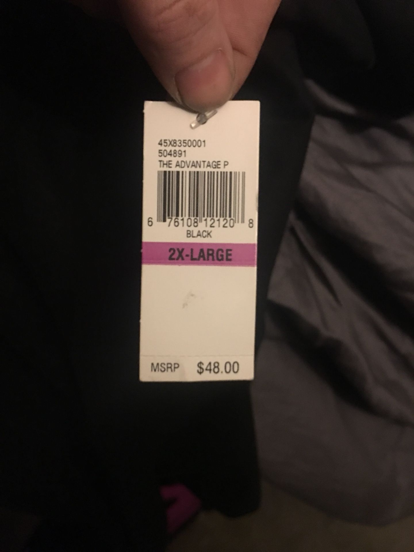 Izod men’s big and tall advantage polo black xxl