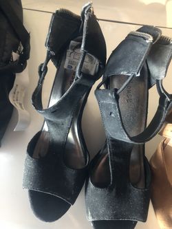 Womens Heals Size 9 Kids Vans Size 12,13