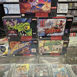 Super NINTENDO Games In Box Message For Price 
