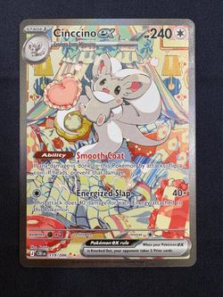 Cinccino ex 119/086 SIR - Chaos Rising - MINT Pokemon TCG Card