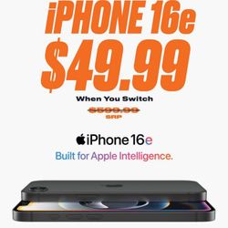 iPhone 16e For $49