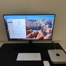 Mac Mini M2 + 4K HDR Moniter