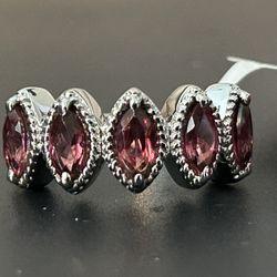 Orissa Stone Garnet Ring
