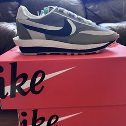 Nike Ldwaffle Sacai  Clot Kiss Of Death 2 Cool Grey