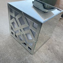 Glass Side Table