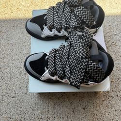 Lanvin Curb Sneakers Size 41 - Black/White - New in Box