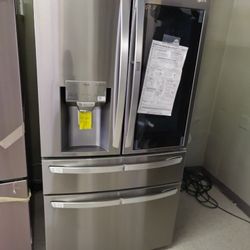 LG INSTAVIEW FRENCH 4 DOOR REFRIGERATOR OPEN BOX ITEMS