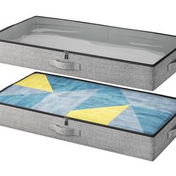 2-Pack Under Bed Storage Containers