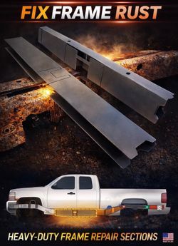 Mountainpeak Full Center Frame Rust Repair Kit fit for 2007-2014 2nd Gen Chevy S