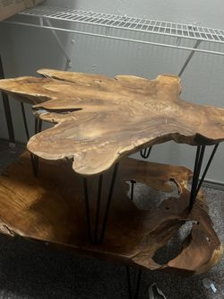 Solid Wood with Steel Frame