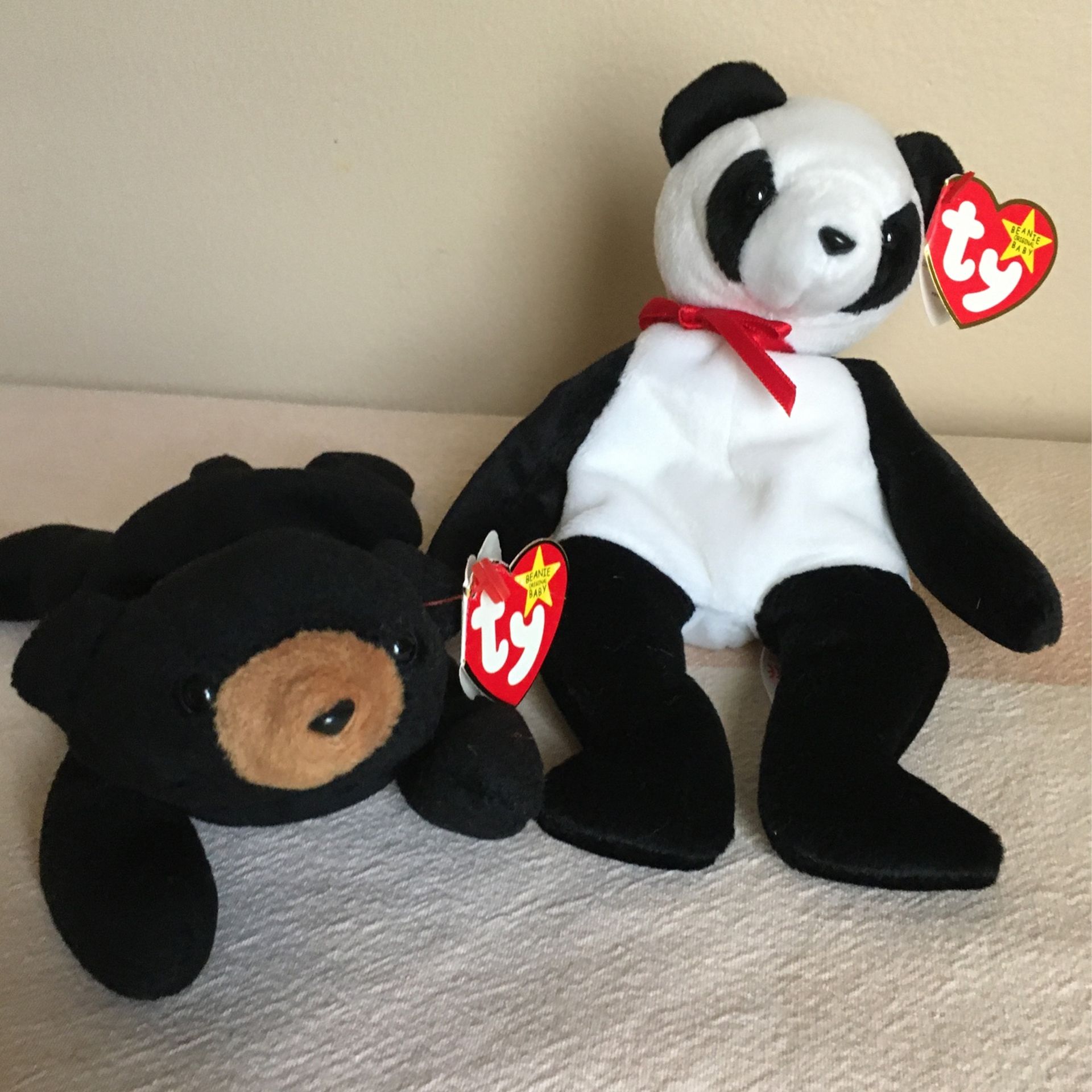 Fortune panda beanie baby hot sale value