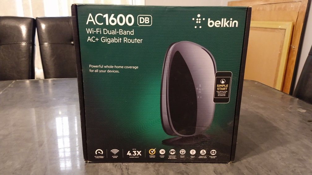 Belkin AC1600 Dual-Band AC+ Gigabit Wi-Fi Router