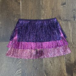 Woman’s Size 4 Purple Sequin Skirt By Nasty Gal