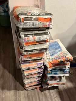 Grout $8 per bag