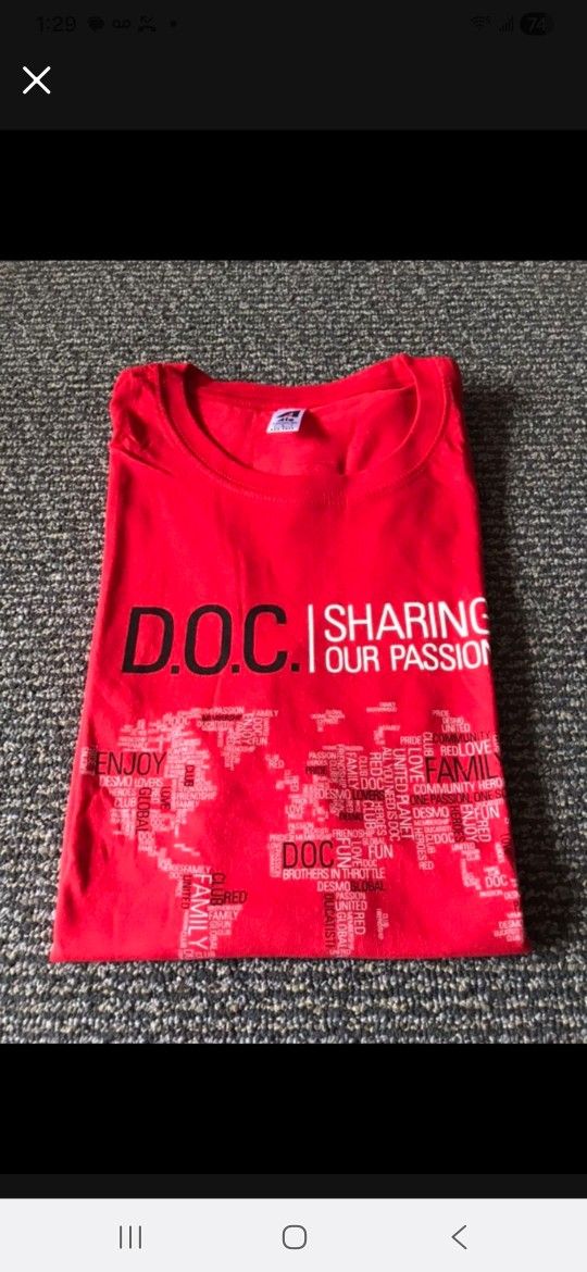 NEW Italy Ducati Club Special Edition Motorcycle Sports Soft Cotton Tee T-shirt