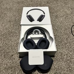 Midnight Black AirPod Maxes, 