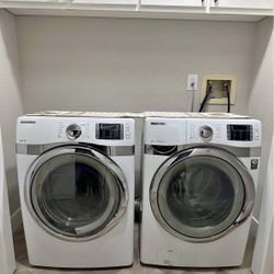 Samsung electric washer and dryer set