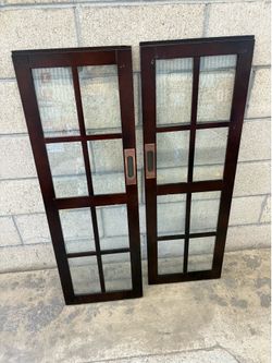 Cabinet doors/small French doors/cupboard doors/glass doors