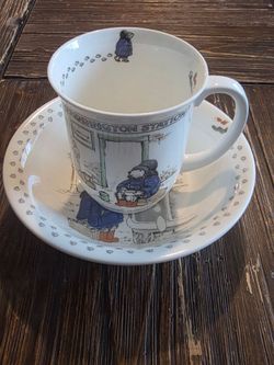 Coalport Paddington Bear Bone China Dining Bowl and Cup Set
