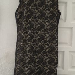  Alison Anderson Large Black Lace Dress $10