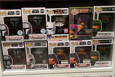 Star Wars And Halo Funkos