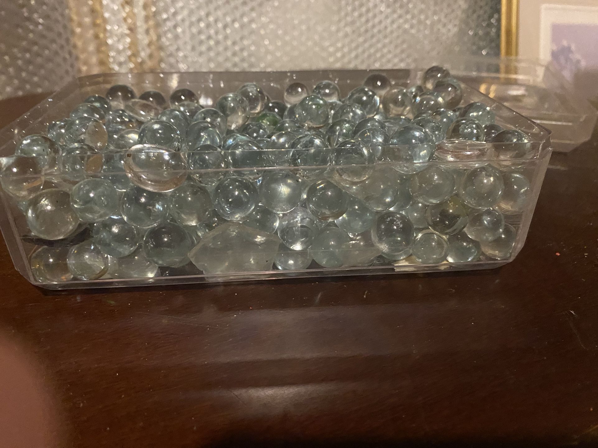 Clear Glass Marbles For Floral Arrangements