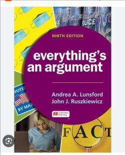 Everything's an argument book