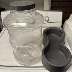 Dog Water Bowl And Slow Feeder