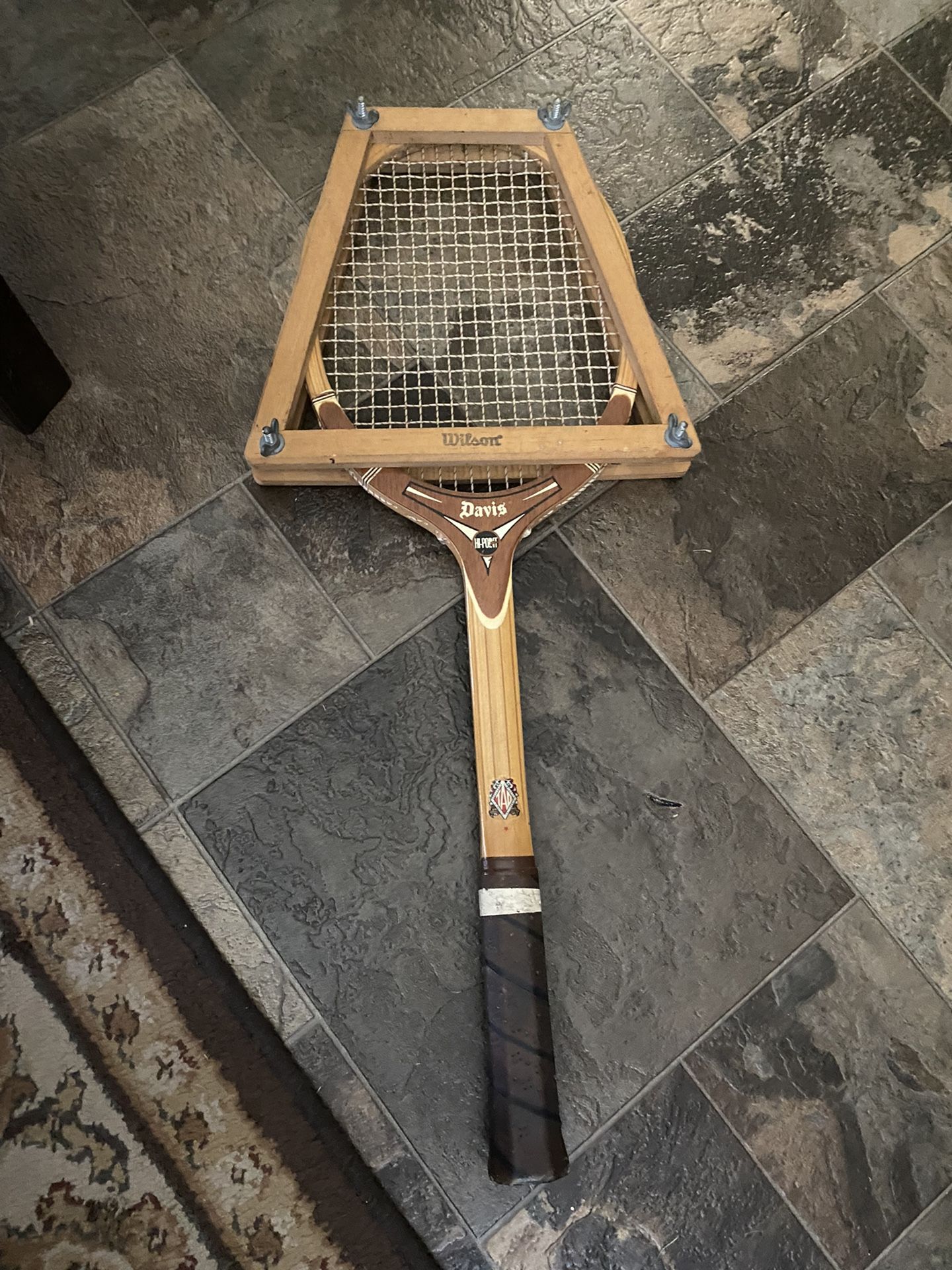 Davis Hi Point Vintage Pristine Tennis Racket 