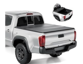 Tono King FRP Hard Tri-Fold Tonneau Cover Fold Truck Bed Covers Compatible With 2016-2026 Toyota Tacoma 5ft Bed (60")
