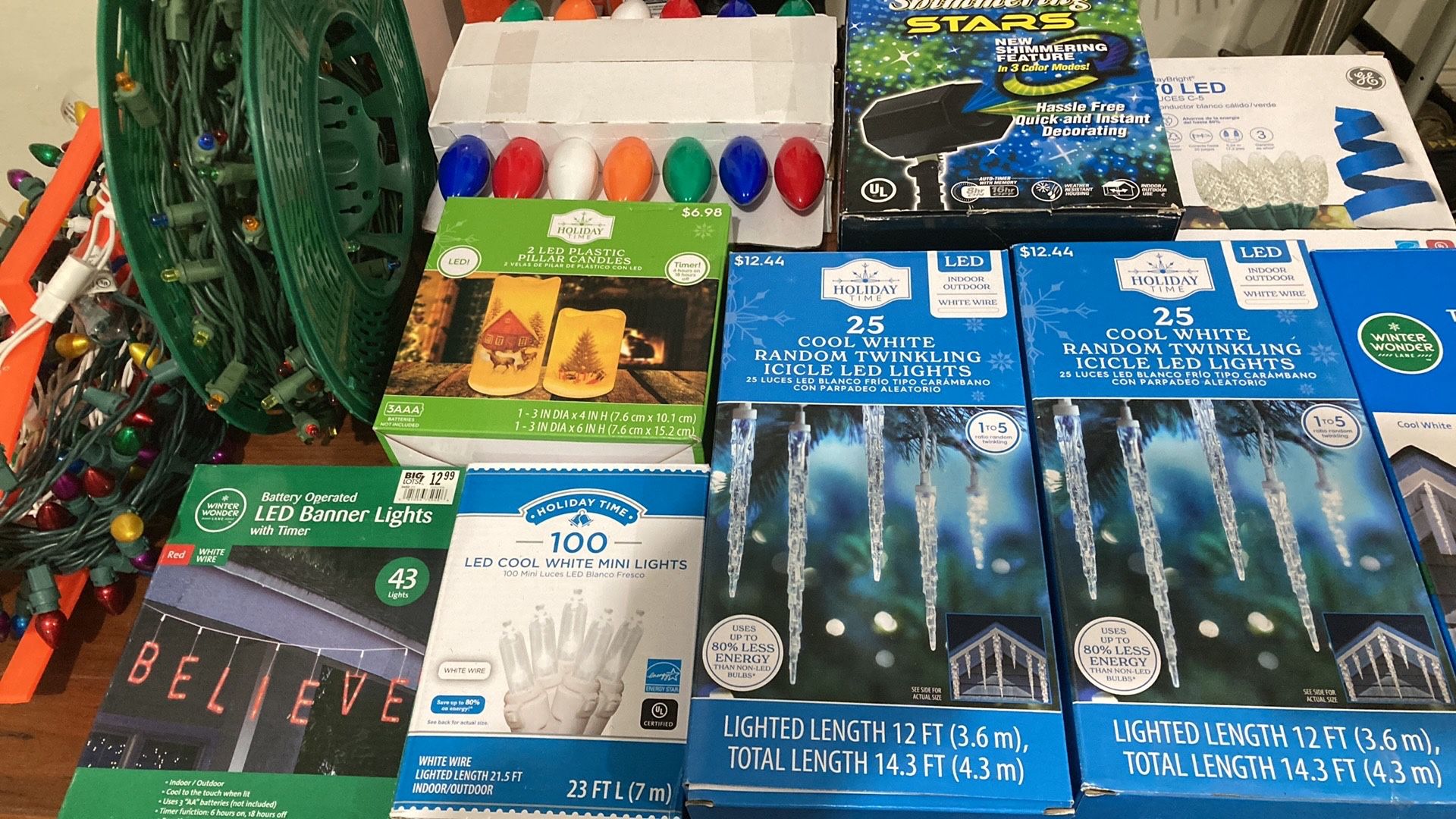 Christmas Lights LOT New And Like new 
