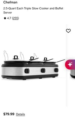 Slow cooker & buffet