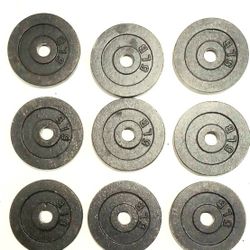 Cast Irons 5 Lbs Metal Weight Plates
