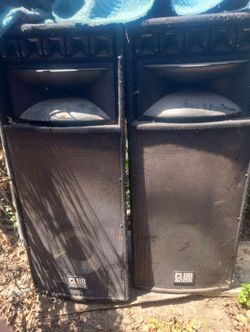 DJ Club Pro System dual 15's speakers x2