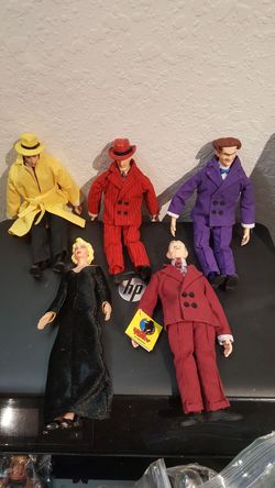 Dick Tracy 5 Doll set