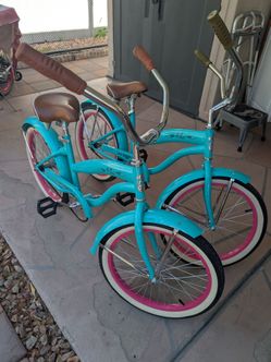Kids Beach Cruiser Bicycles – Set of 2