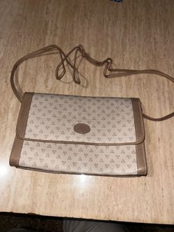 Vintage 1985 Liz Claiborne Bag - Monogram Crossbody Purse