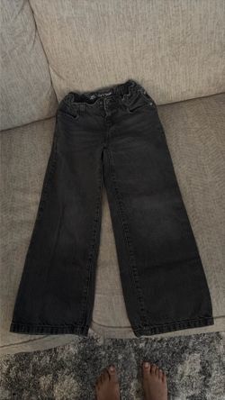 Girls Cat & Jack Blk Jeans Sz 8