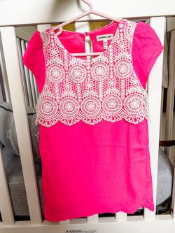 3T Toddler Girls Like New Pink Lace Dress