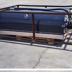 Wolverine Sweeper Box Broom Skid Steer 72 Attachment Broom Bucket Bobcat Kubota   $2,699